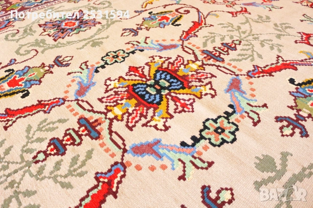 Котленски / Чипровски ръчно тъкан вълнен килим в перфектно състояние, снимка 18 - Антикварни и старинни предмети - 51932689