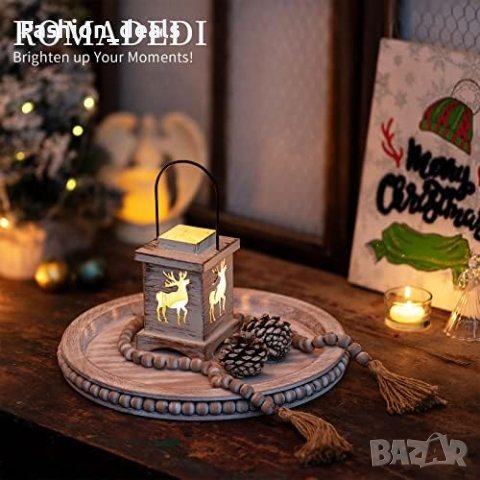 Нов Дървен поднос с мъниста за Кухненски плот Декорация 31 см дом украса, снимка 8 - Други стоки за дома - 41575023