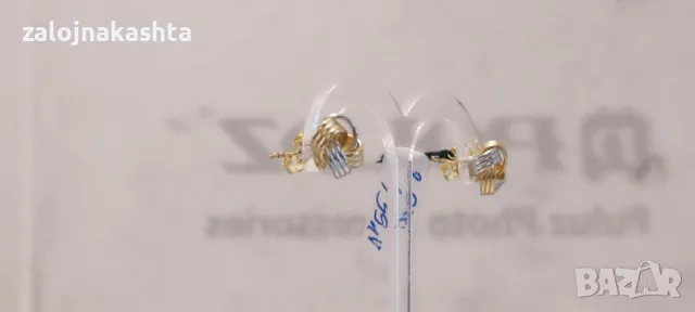 Нови Златни обеци-2,94гр/14кр, снимка 3 - Обеци - 48367059