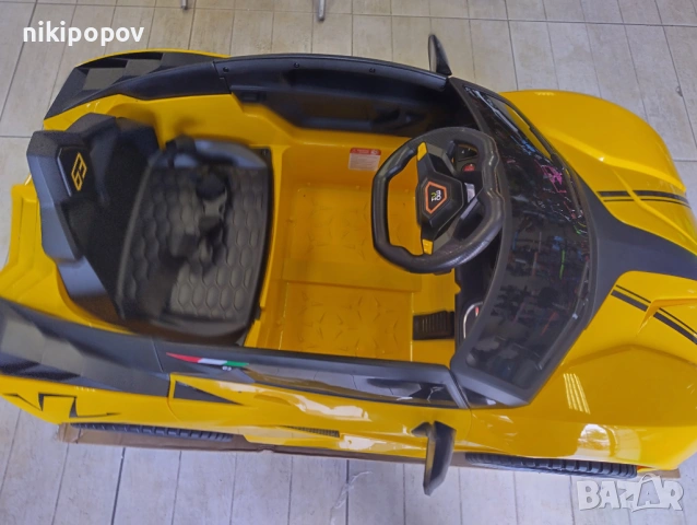 LAMBO Акумулаторна кола CORDOBA жълт, снимка 5 - Коли, камиони, мотори, писти - 53849125