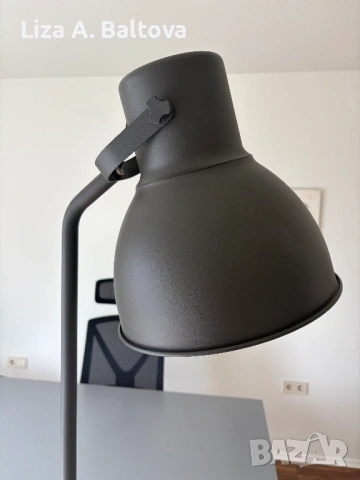 Лампион - стоящ - сив - Икеа- HEKTAR