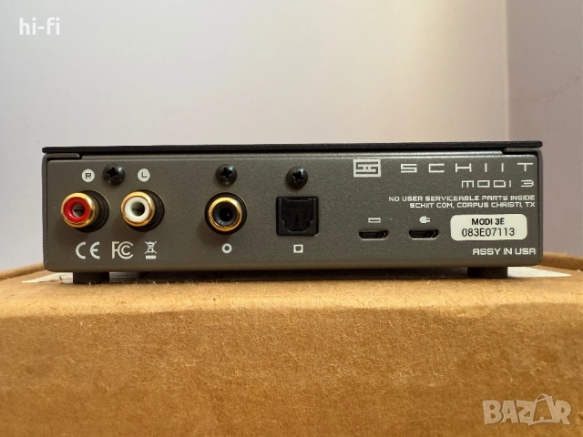 Schiit Modi 3E DAC, снимка 10 - Ресийвъри, усилватели, смесителни пултове - 51793812