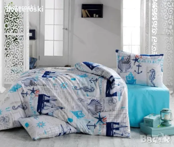 Спално бельо за спалня - Ранфорс още десени, снимка 14 - Спално бельо - 25736394