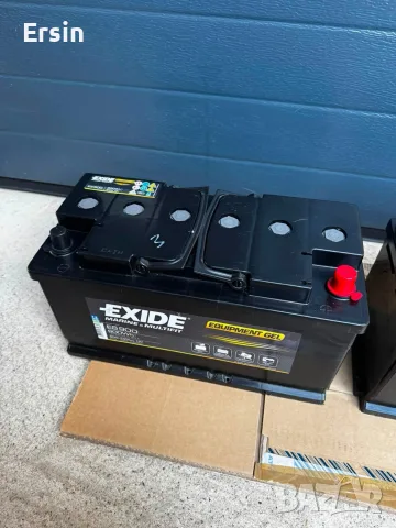 Гелов Акумулатор EXIDE ES900 GEL 80Ah
(Много малко са ползвани) 
(Свалени от нови Кемпери), снимка 2 - Къмпинг мебели - 56096536