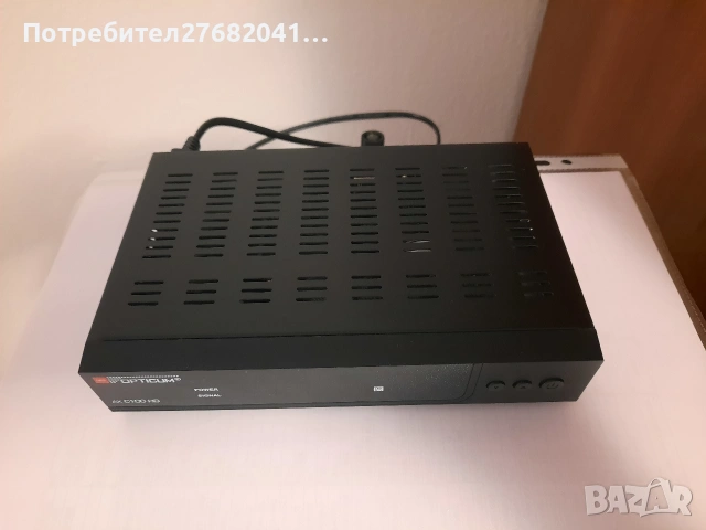 DVB-C OPTICUM AX C100 HD кабелен цифров приемник, снимка 2 - Приемници и антени - 53481911