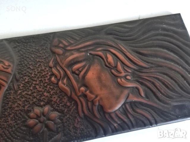 Красива Старо Руско Медно Пано, снимка 3 - Пана - 53456565