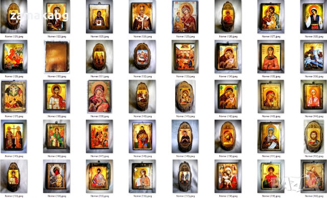 Уникални ръчно изработени репродукции на икони върху естествено дърво, снимка 5 - Икони - 35717175