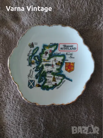 Колекционерска порцеланова чиния Bonnie Scotland., снимка 2 - Колекции - 49094005