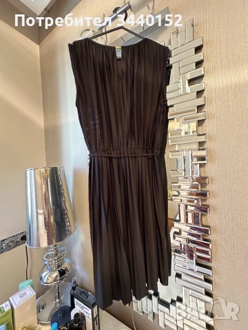 Рокля, черна, соле