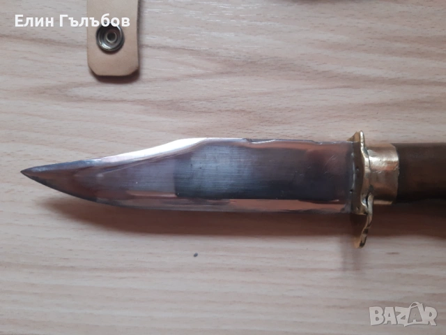 Нож с кания, ръчно кован, неупотребяван, снимка 5 - Ножове - 53074967