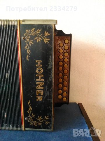 Стар акордеон,хармоника немски от 20-30години., снимка 4 - Акордеони - 42003092