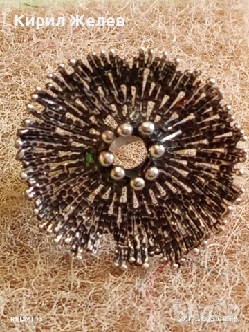 Дизайнерски сребърен пръстен стилизирано цвете Арт бижу майсторска изработка 10678, снимка 6 - Пръстени - 52909322