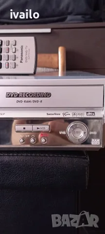 Panasonic VHS- DVD-DMR-E75V ЗАПИСВАЧКА, снимка 4 - Плейъри, домашно кино, прожектори - 56332871