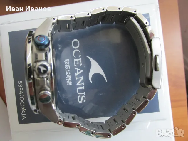 CASIO OCW-P1000 OCEANUS Cachalot TITANIUM MULTI BAND 6 10 BAR MADE IN JAPAN, снимка 10 - Мъжки - 56272036
