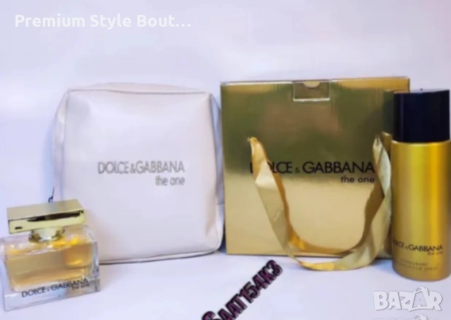 комплект парфюм, дезодорант,чанта и кутия dolce gabbana 