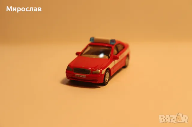 Joy City 1:72 MERCEDES BENZ ПОЖАРНА МОДЕЛ КОЛИЧКА ИГРАЧКА, снимка 3 - Колекции - 49038832