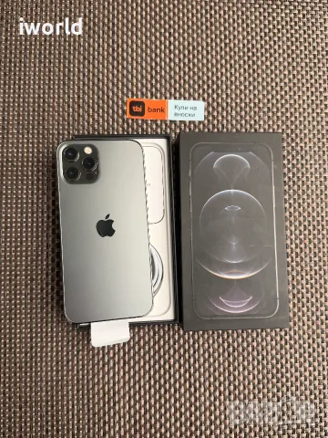 100% 🔋 256Gb⚠️ iPhone 12 Pro лизинг от 17€/мес❗️ Graphite ⚠️ КАТО НОВ