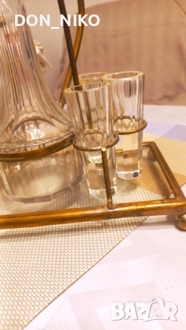 Сервиз за Ликьор, снимка 2 - Антикварни и старинни предмети - 53832489
