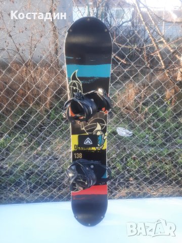 сноуборд  FIREFLY DELIMIT, woodcore, ROCKER+автомати 138 см. 