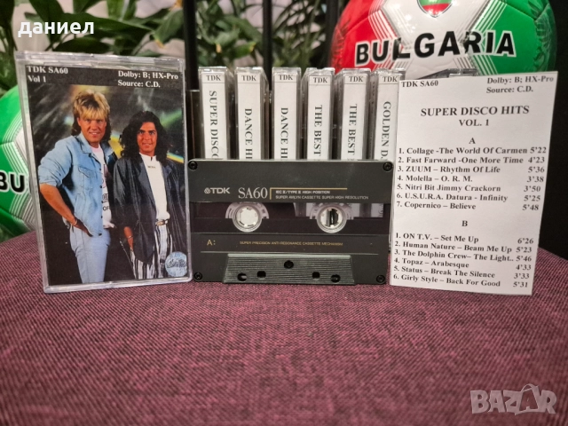 Аудио касети TDK SA60 - TYPE II - хромна лента с хубаво диско от 80-те + подарък, снимка 11 - Аудио касети - 52828901