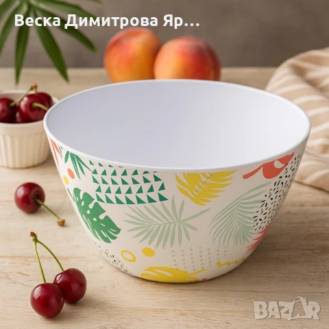 Меламинова купа 25см – шарен дизайн, снимка 5 - Форми - 51412838