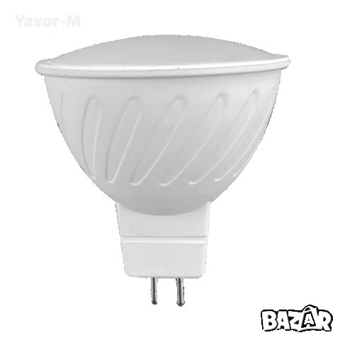 LED Лампа, Луничка 3W, GU5.3, 3000K, 12V DC, Топла светлина, Ultralux - LX1216330
