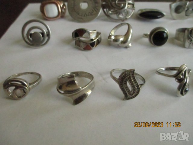 Сребърни пръстени, снимка 5 - Пръстени - 27988220
