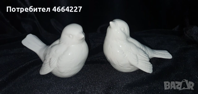 Елегантни бели порцеланови фигурки на птици  Goebel , снимка 2 - Фигурки - 53057777