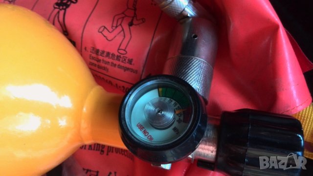 Противопожарно оборудване  Дихателно устройство за аварийно евакуиране  15 минути 3L 21Mpa, снимка 4 - Форми - 42061588