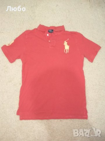 тениска Polo червена  тип Лакоста