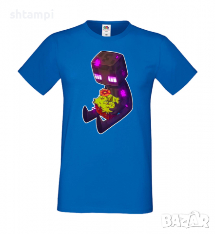 Мъжка тениска Enderman 4,Minecraft, майнкрафт,Игра,Забавление,подарък,Изненада,Рожден Ден., снимка 4 - Тениски - 36494810