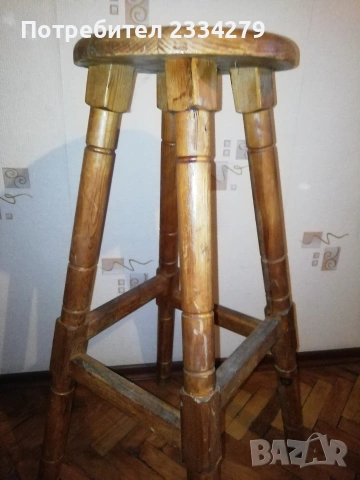 Стари дървени столове, ръчна изработка от различни държави. , снимка 3 - Антикварни и старинни предмети - 53662249