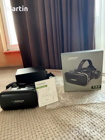 VR очила VR Shinecon със слушалки – НЕИЗПОЛЗВАНИ / Пълен комплект