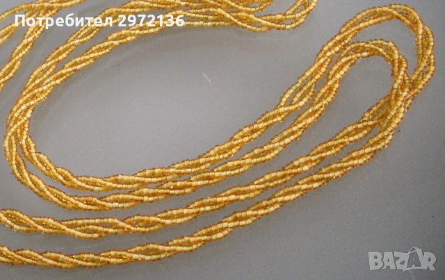 Колие гердан чешки стъклени мъниста, снимка 3 - Колиета, медальони, синджири - 53097400