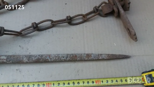 стар масивен клюн, окова - възраждане , снимка 7 - Антикварни и старинни предмети - 48512648