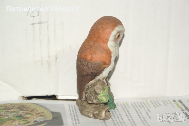 продавам керамична фигура бухал, снимка 4 - Антикварни и старинни предмети - 40648685