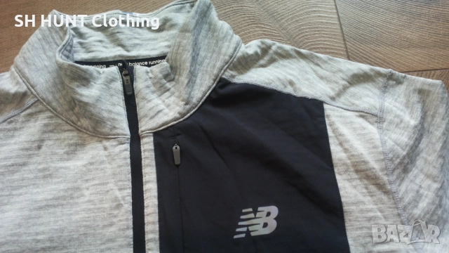 New Balance MT93220 DRILL TOP Long-sleeve T-shirt размер L мъжка блуза 31-58, снимка 5 - Спортни дрехи, екипи - 52795096
