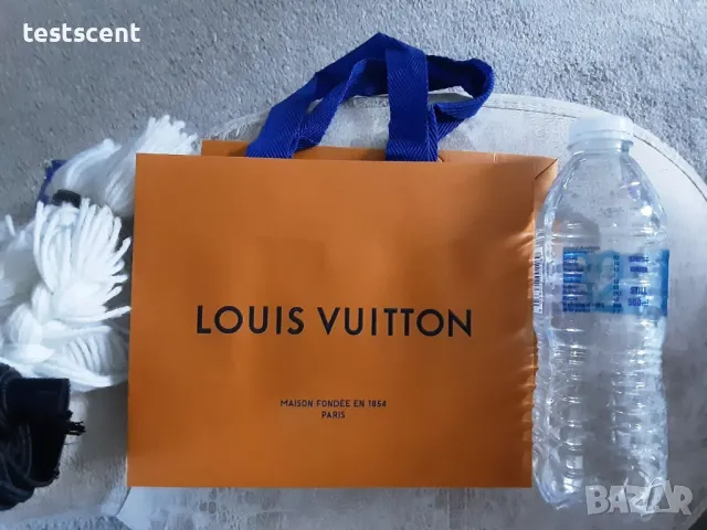 Бутикова подаръчна торба Louis Vuitton carrier shopping bag 22cm x18cm, снимка 8 - Чанти - 49515700