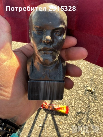 стар руски бюст на Ленин авторски