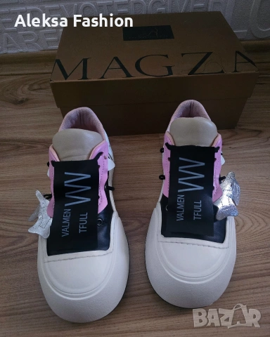 Massimo Zardi дамски маратонки естествена кожа 