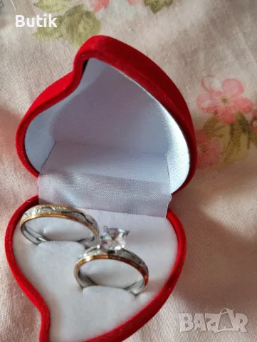 Комплект халки за двама, снимка 2 - Пръстени - 44901292