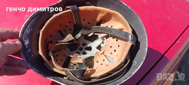  	немска алуминиева пожарникарска каска М42 фосфоресираща, снимка 3 - Антикварни и старинни предмети - 52158121