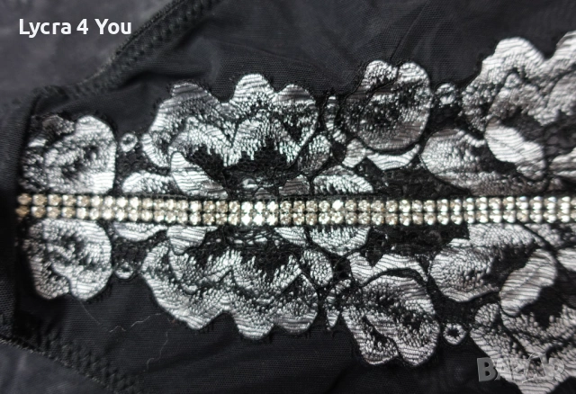 MED луксозно черно боди 75В размер, снимка 6 - Бельо - 53640064