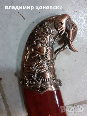 Красив източен нож,кама,кортик,кинжал,острие, снимка 2 - Антикварни и старинни предмети - 49242161