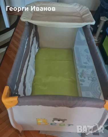 Сгъваемо детско легло, снимка 6 - Кошарки - 53583710