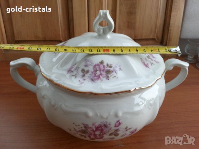 Стар български порцелан супник, снимка 3 - Антикварни и старинни предмети - 33962131