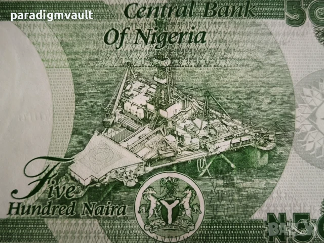 Банкнота - Нигерия - 500 найра UNC | 2022г., снимка 3 - Нумизматика и бонистика - 50476009