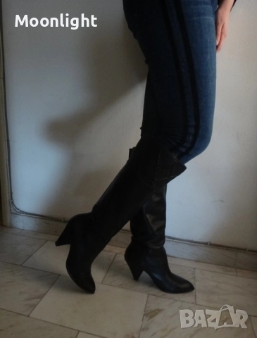 Ботуши B. Makowsky естествена кожа на ток, номер 37, снимка 13 - Дамски ботуши - 52537777