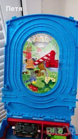 Thomas & Friends Локомотив куфар с колекция от влакчета, снимка 8 - Влакчета, самолети, хеликоптери - 48694930