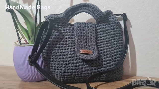 Плетена чанта: Ръчно изработени дамски чанти: Дамска чанта, снимка 3 - Чанти - 40538861